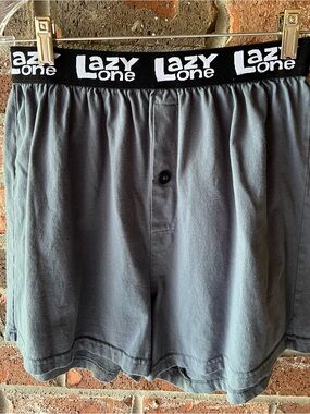 Lazy One Men's Gray Lounge Shorts Medium